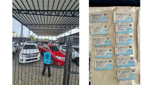 Estafa, falsificación de documento y reducción de autopartes 