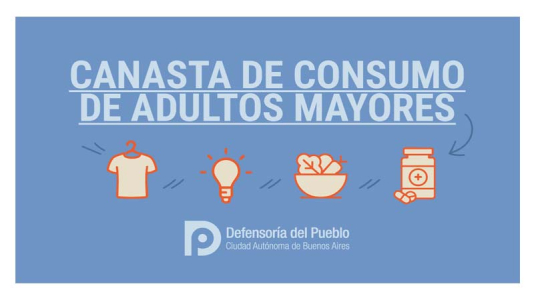 Canasta para adultos mayores